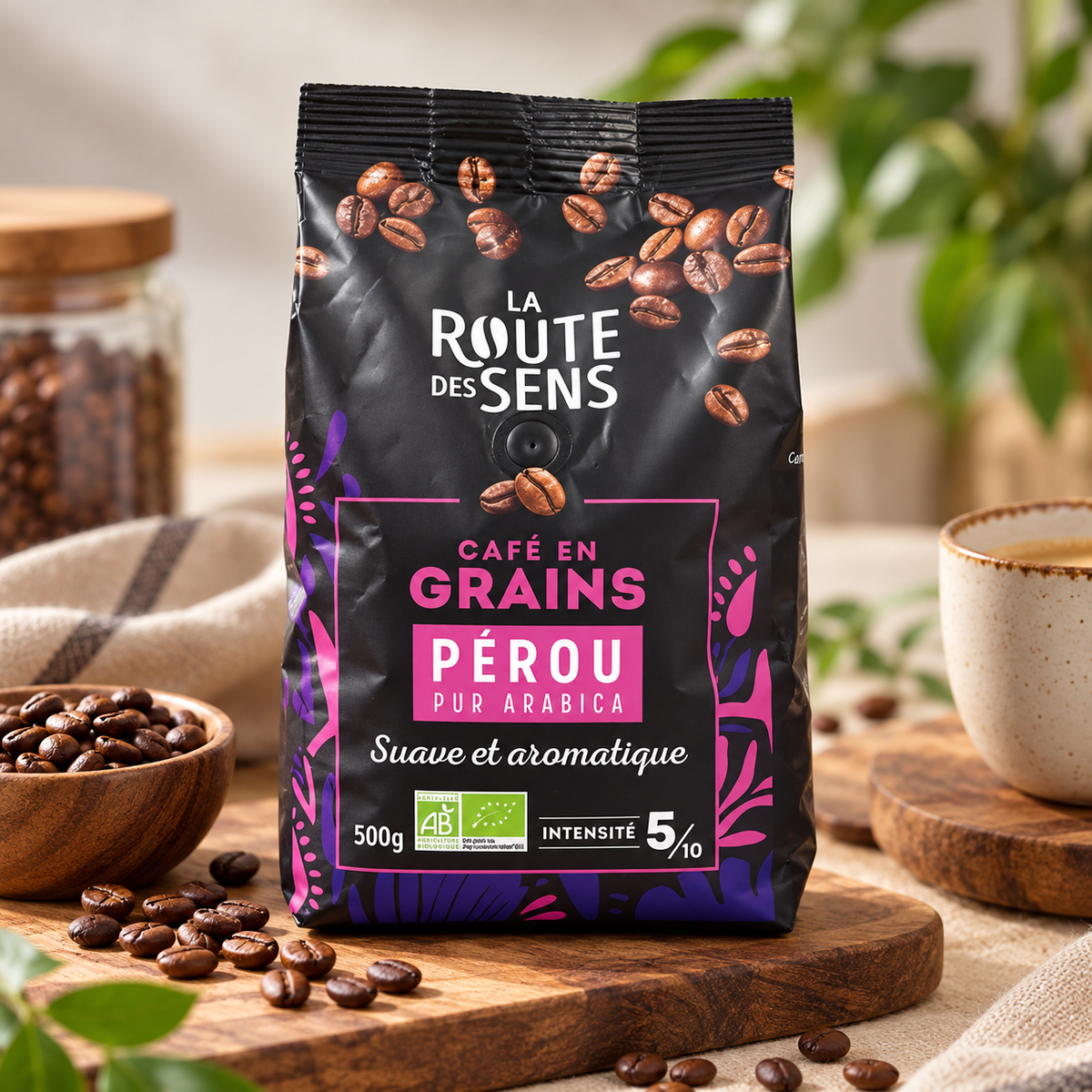 Café grains 100% Arabica Pérou 500g bio