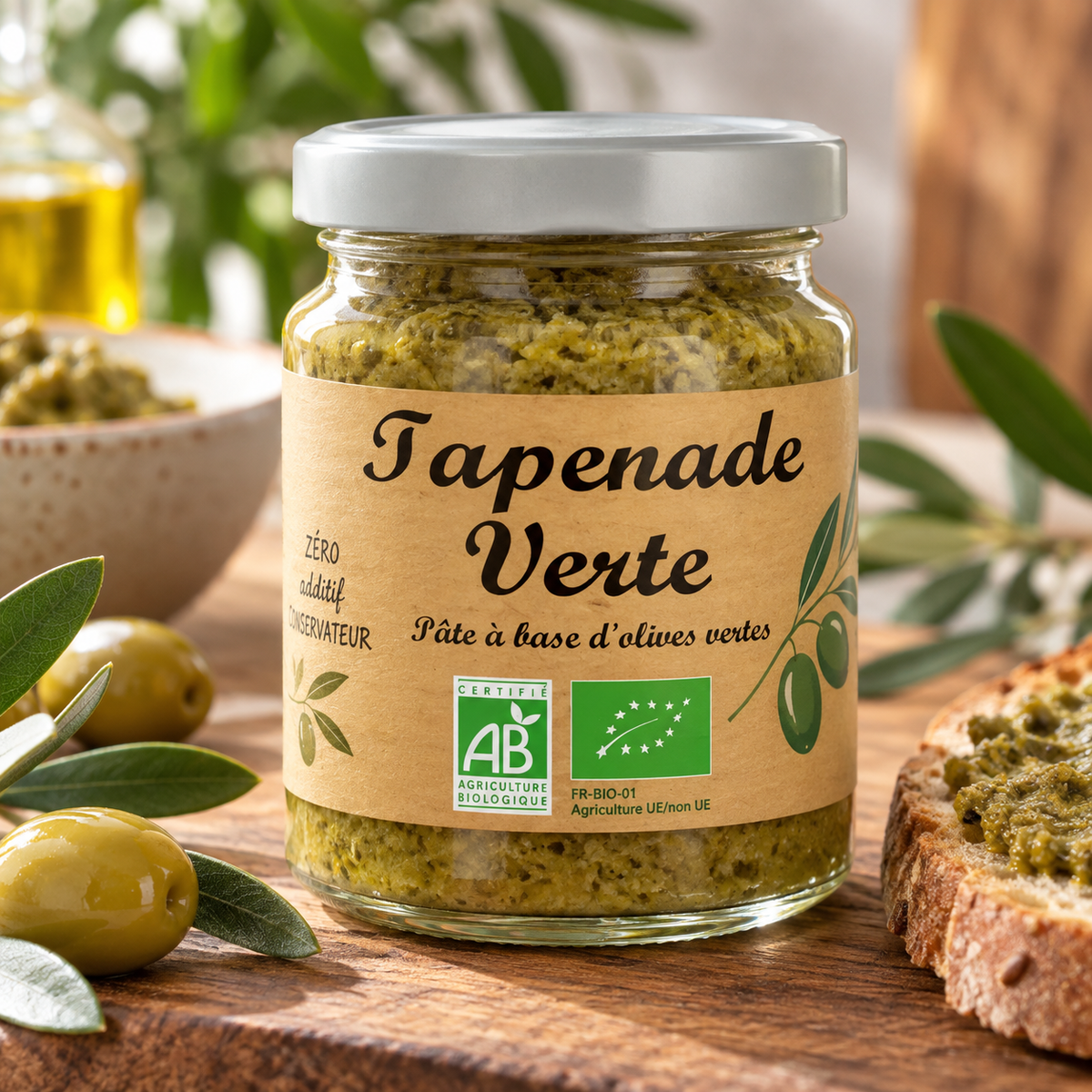 Tapenade verte 90g bio