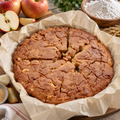 Gâteau à la pomme et la farine de riz - fait maison (vegan, sans sucre raffiné, sans gluten)