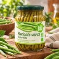 Haricots verts extra fins 660g bio